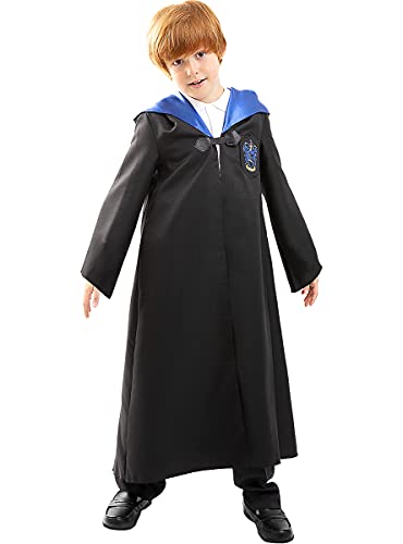 Funidelia | Disfraz Ravenclaw Harry Potter Oficial para niño y niña Talla 7-9 años ▶ Hogwarts, Magos, Películas & Series - Color: Negro - Licencia: 100% Oficial