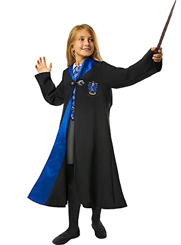 Funidelia | Disfraz Ravenclaw Harry Potter Oficial para niño y niña Talla 7-9 años ▶ Hogwarts, Magos, Películas & Series - Color: Negro - Licencia: 100% Oficial