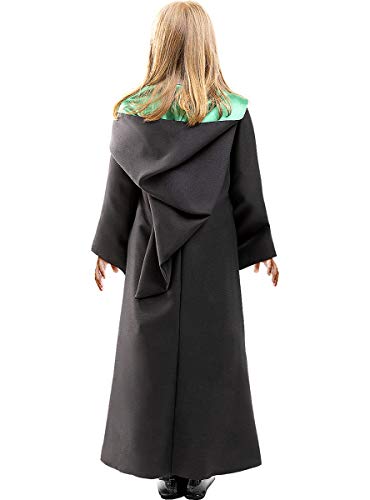 Funidelia | Disfraz Slytherin Harry Potter Oficial para niño y niña Talla 10-12 años ▶ Hogwarts, Magos, Películas & Series - Color: Negro - Licencia: 100% Oficial