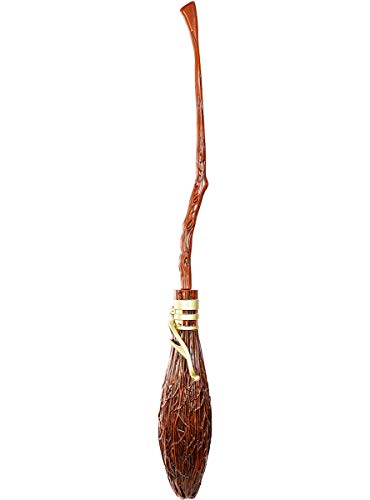 Funidelia | Escoba Harry Potter Nimbus 2000 Oficial para Hombre y Mujer ▶ Películas & Series, Magos, Gryffindor, Hogwarts - Color: Marrón, Accesorio para Disfraz - Licencia: 100% Oficial