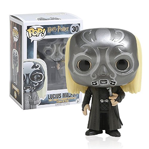 Funko 10992 – Harry Potter 30, Figura de Vinyl, Mascara Death Eater Lucius Malfoy