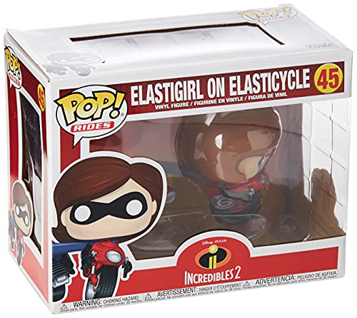 Funko 29955 Incredibles 29202 POP Rides Disney Bike and Elastigirl Figure, Multi-Colour, Standard