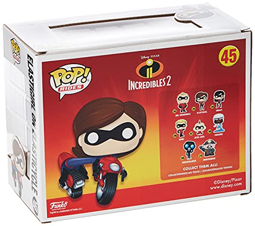 Funko 29955 Incredibles 29202 POP Rides Disney Bike and Elastigirl Figure, Multi-Colour, Standard