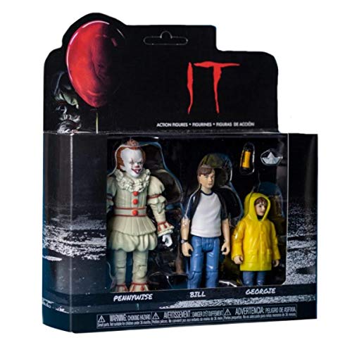 Funko 30006 Figura de acción: It 2017 3-Pack: Pennywise, Bill, Georgie Coleccionable, Multicolor