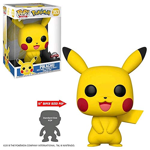 Funko 31542 Pop Games Pokemon S1- 10 Inch Pikachu