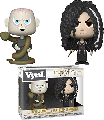 Funko 32780 VYNL - Paquete de 2 Unidades, 4 Pulgadas, Harry Potter: Bellatrix & Voldemort, Multi