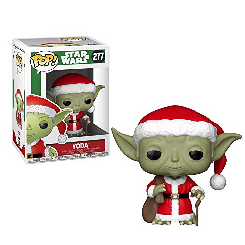 Funko 33885 POP Bobble: Star Wars: Holiday Santa Yoda