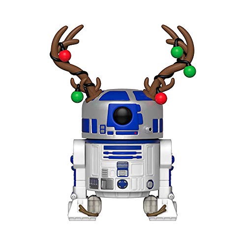 Funko 33891 POP Bobble: Star Wars: Holiday R2-D2 w/ Antlers