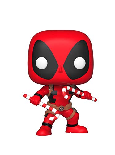 Funko 33985 POP Bobble: Marvel: Holiday Deadpool w/ Candy Canes