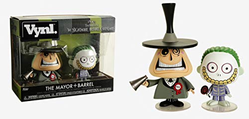 Funko 34002 VYNL 4 Inch 2-Pack: Disney: NBX: Mayor and Barrel