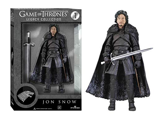 Funko 3908 Game of Thrones Toy - Jon Snow Deluxe Collectable Action Figure - Knights Watch