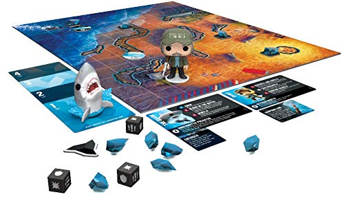 Funko 46069 Pop Funkoverse: Jaws 100-Expandalone Estrategia Juego de Mesa, Multicolor