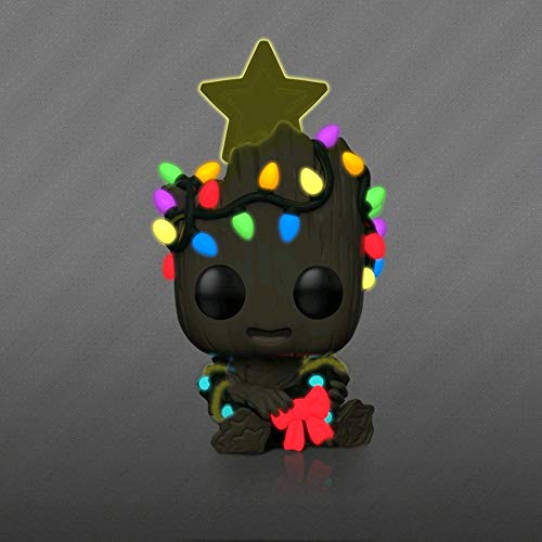 Funko 51270 Pop! Marvel: Groot (Holiday Glow in the Dark Special Edition) #530