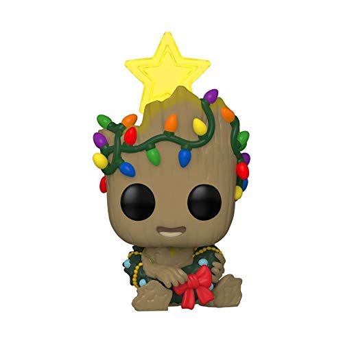 Funko 51270 Pop! Marvel: Groot (Holiday Glow in the Dark Special Edition) #530