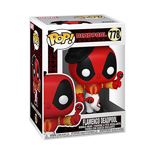 Funko 54656 POP Marvel Deadpool 30th- Flamenco Deadpool