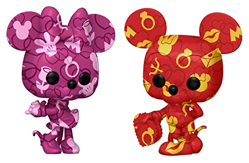 Funko 55669 ASST POP Artist Series DTV- 2PC Mickey and Minnie Bundle Amazon Exclusive