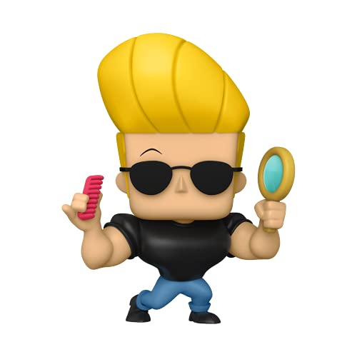 Funko 57789 Pop Animation: Johnny Bravo - Johnny w/Mirror & Comb