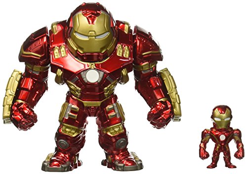 Funko 97956 MARVEL 97956 Jada Metals Die Cast 6.5 Inch Hulkbuster with Removable Iron Man Figure, Multi