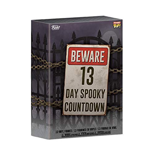 Funko- Advent Calendar: Pocket Pop: 13-Day Spooky Countdown Figura Coleccionable, Multicolor (48114)