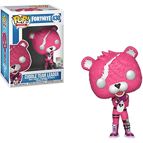 Funko Cuddle Team Leader: Fortnite x POP! Games Vinyl Figure & 1 PET Plastic Graphical Protector Bundle [#430 / 35705 - B]