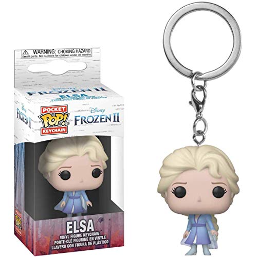 Funko Elsa Disney Frozen Llavero, Multicolor, Talla Única (40907)