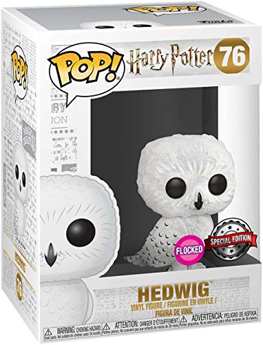 Funko - Figurine Harry Potter - Hedwig Flocked Exclusive Pop 10cm - 0889698355117