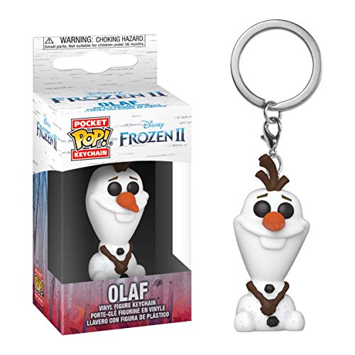 Funko- Keychain Disney Frozen Olaf Llavero Pop, Multicolor, One Size (40905)