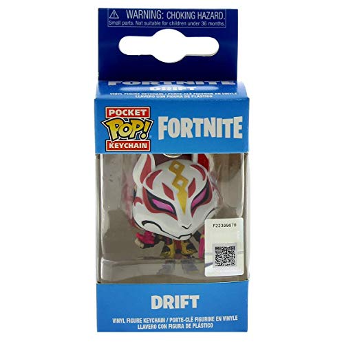 Funko- Keychain Pocket Pop Fortnite Drift Figura Coleccionable, Multicolor, Estándar (36978)