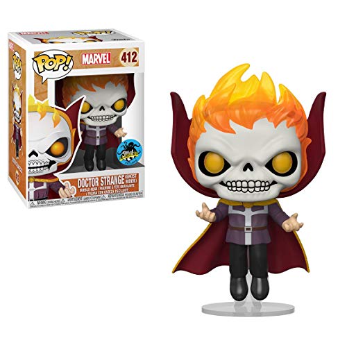 FUNKO - Marvel Comics-Doctor Strange AS Ghost Rider - Figura Multicolor, 34252