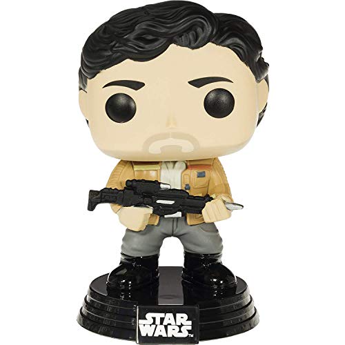 Funko Poe Dameron (Hot Topic Exc) Figura de vinilo pop y 1 paquete protector gráfico compatible (09624 - B)