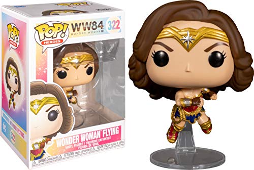 Funko- Pop 1984-Wonder Wonder Woman (Flying) Figura Coleccionable, Multicolor (47373)