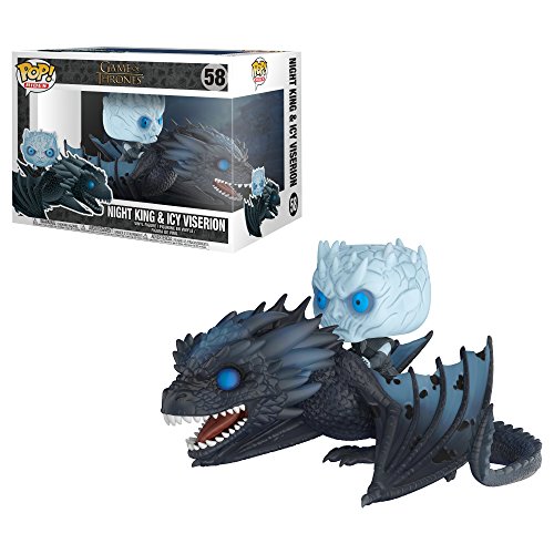 Funko Pop!-28671 Night King & Icy Viserion Rides: Game of Thrones: Viserion & Night King, Multicolor, Talla Única