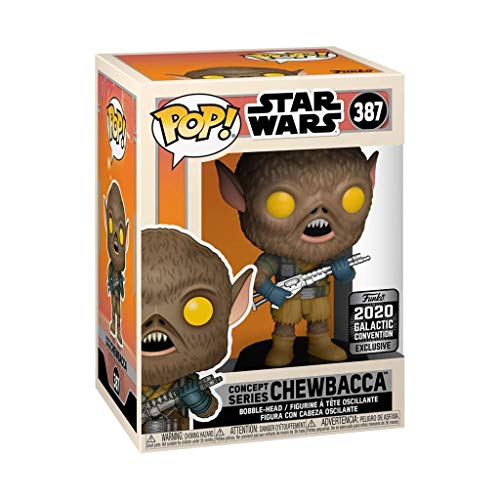 Funko Pop! #387 Star Wars Chewbacca - Concept Series - Galactic Convention Exclusive Edition 49372