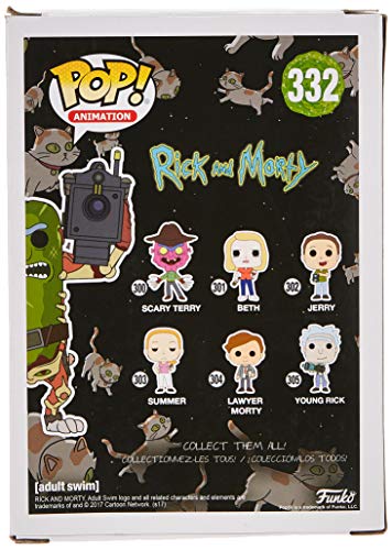 Funko Pop and Morty Rick & Morty: Pickle Rick con Laser, Multicolor, One Size (27862)