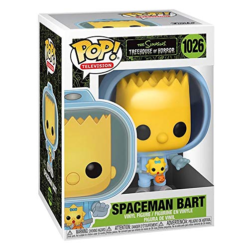 Funko- Pop Animation: Simpsons-Bart w/Chestburster Maggie Figura Coleccionable, Multicolor (50138)