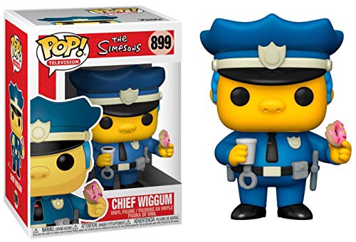 Funko- Pop Animation The Simpsons Chief Wiggum Juguete coleccionable, Multicolor (52946)