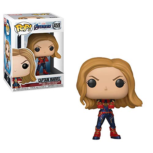 Funko - Pop! Bobble: Avengers Endgame - Captain Marvel Figura Coleccionable, Multicolor (36675)