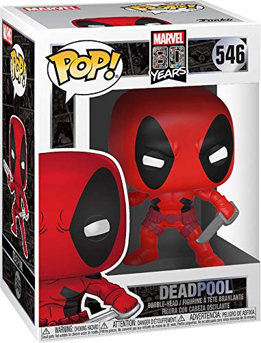 Funko - Pop! Bobble Marvel: 80th - First Appearance: Deadpool Figura Coleccionable, Multicolor (44154)