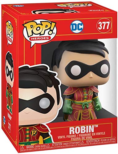 Funko Pop! DC Heroes: Imperial Palace – Figura de vinilo de Robin (incluye funda protectora de caja de pop)