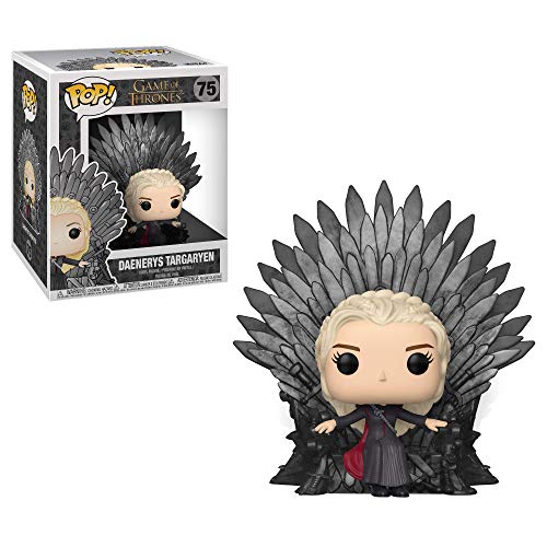 Funko- Pop Deluxe: Game of S10: Daenerys Sitting On Throne Figura Coleccionable, Multicolor, Talla Única (37792)