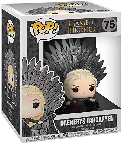 Funko- Pop Deluxe: Game of S10: Daenerys Sitting On Throne Figura Coleccionable, Multicolor, Talla Única (37792)