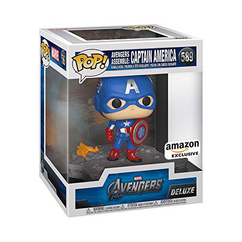 Funko Pop! Deluxe - Marvel: Avengers Assemble Series - Capitán América Figura 6 #589