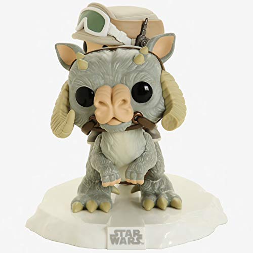 Funko - Pop! Deluxe: Star Wars- Luke on Taun Taun Figura Coleccionable, Multicolor (46764)