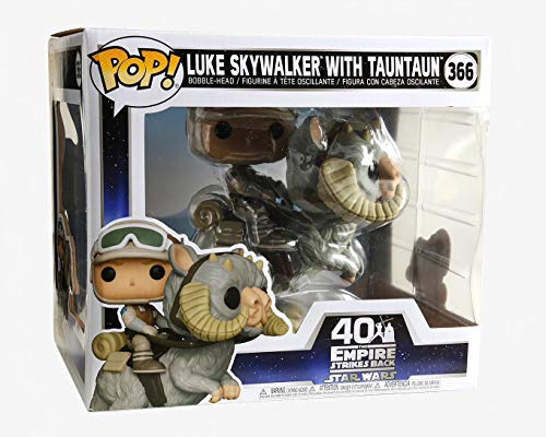 Funko - Pop! Deluxe: Star Wars- Luke on Taun Taun Figura Coleccionable, Multicolor (46764)