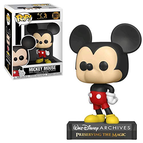 Funko- Pop Disney Archives-Current Mickey Figura Coleccionable, Multicolor (49893)