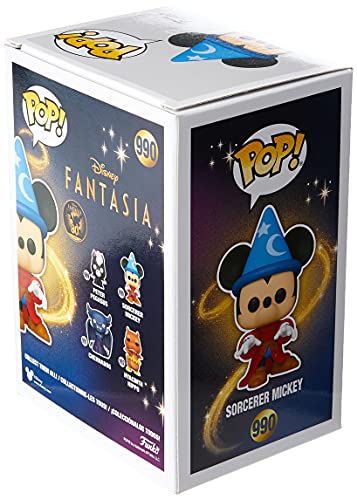 Funko - Pop! Disney Fantasia 80th - Sorcerer Mickey Figura Coleccionable, Multicolor (51938)