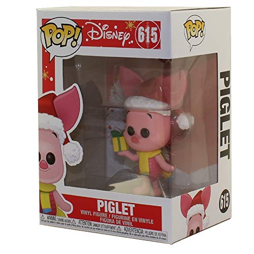 Funko - Pop! Disney Holiday - Piglet Figura De Vinil, Multicolor (43330)