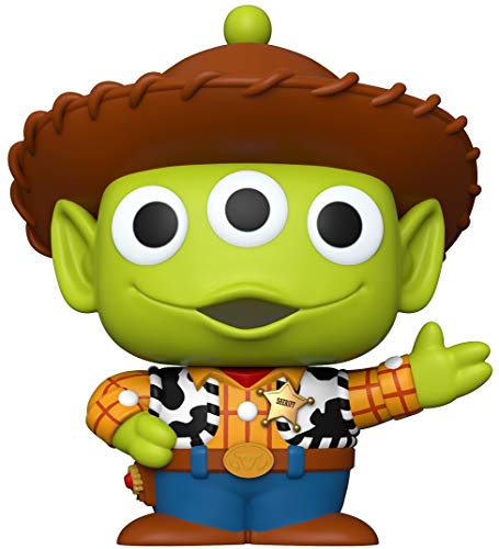 Funko Pop Disney Pixar Alien Remix Anniversary 10"  Woody Juguete Coleccionable, Multicolor