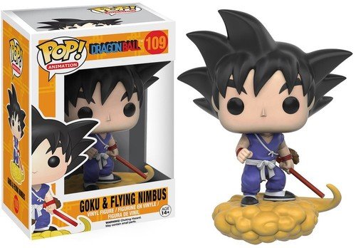 Funko Pop Dragon Ball Z Dragonball Z Goku & Nimbus Figura de Vinilo, Color, estándar (7427)