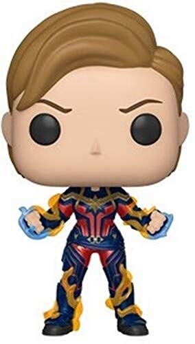 Funko- Pop Endgame-Captain Marvel w/New Hair Avengers Collectible Toy, Multicolor (45143)